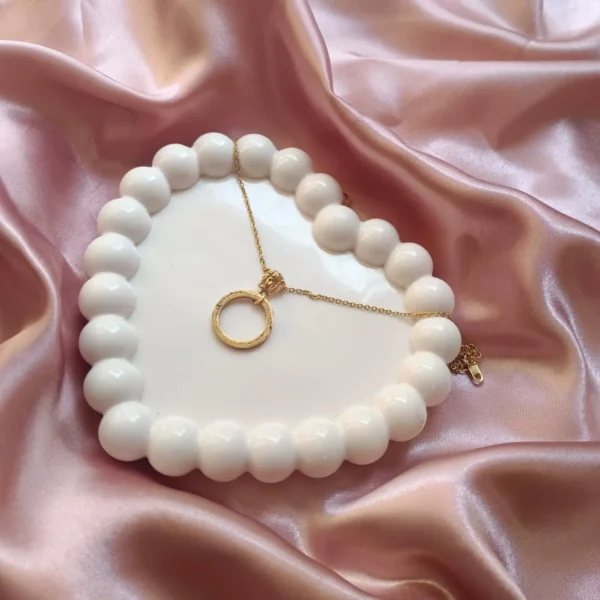Aeris love ring pendant