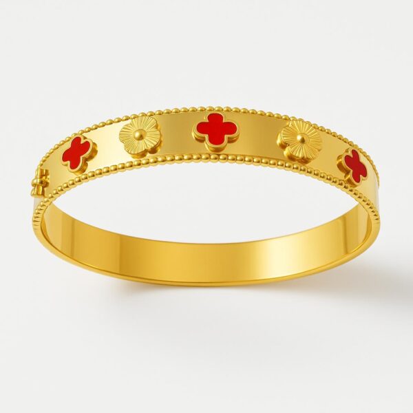 Anti tarnish korean gold bracelet