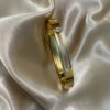 white stone studded anti tarnish gold bracelet bangle