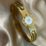 designer anti tarnish gold bracelet