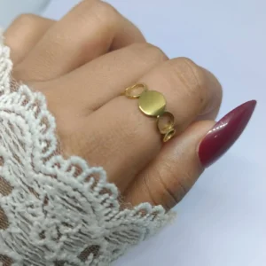 Mop gold anti tarnish ring