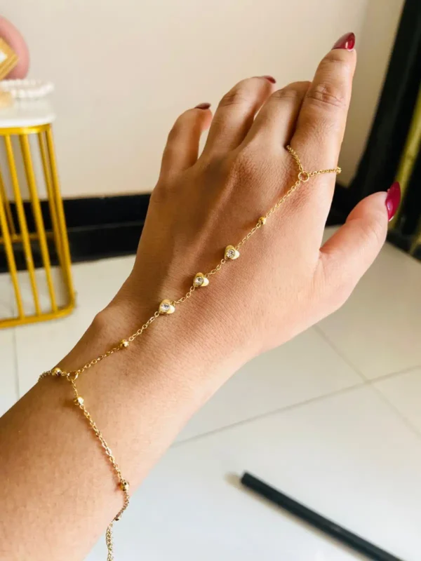 heart hand chain