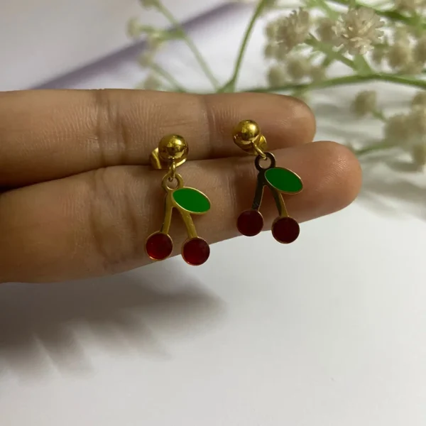 cherry earring