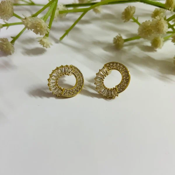snow diamond studs