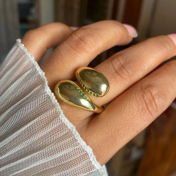 Limestone anti-tarnish ring