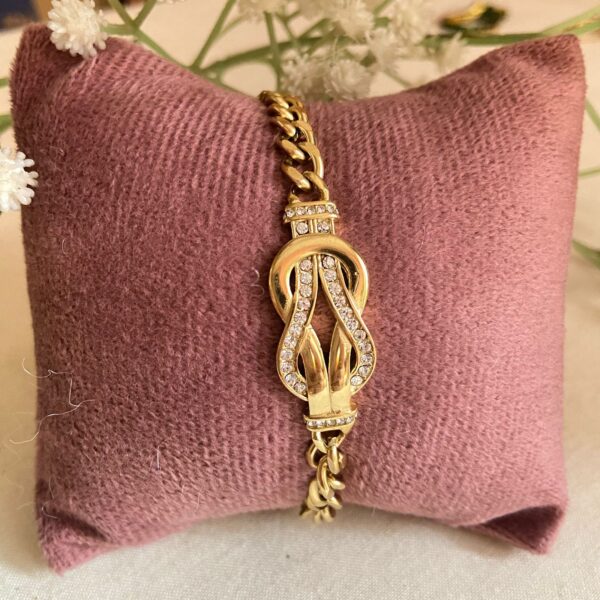 Twist knots anti tarnish- bracelet