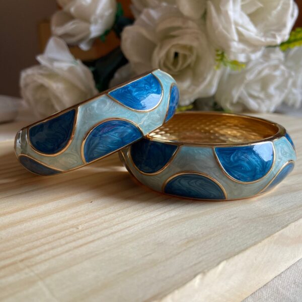 Enamel Bangles Pair