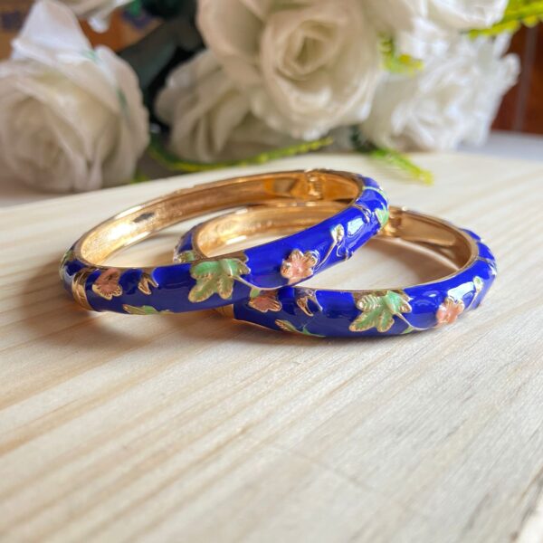 Enamel Bangles Pair