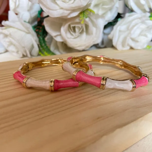 Enamel Bangles Pair