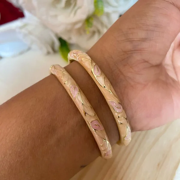 Enamel Bangles Pair