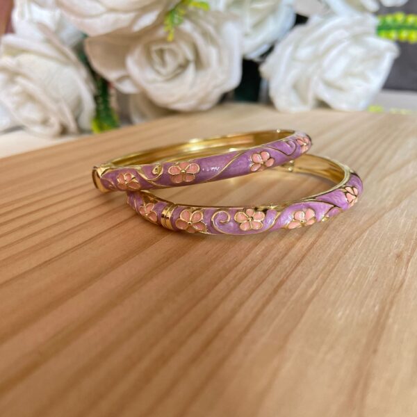 Enamel Bangles Pair