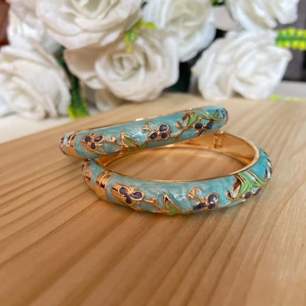 Enamel Bangles Pair
