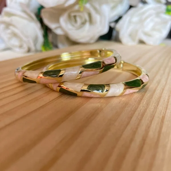 Enamel Bangles Pair