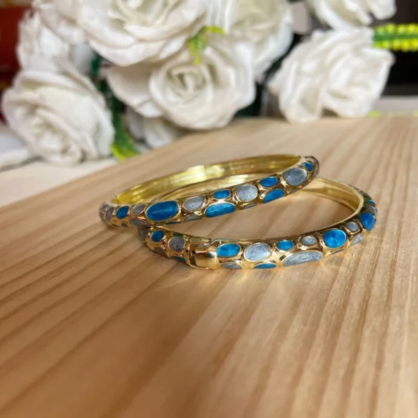 Enamel Bangles Pair